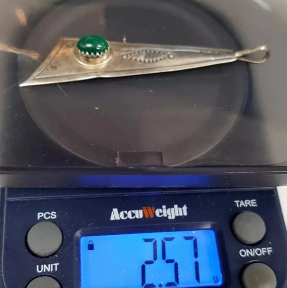 Larry Moses Yazzie Navajo LMY, AKA Larry Yazzie, Pendant 925 added chain - Picture 7 of 7